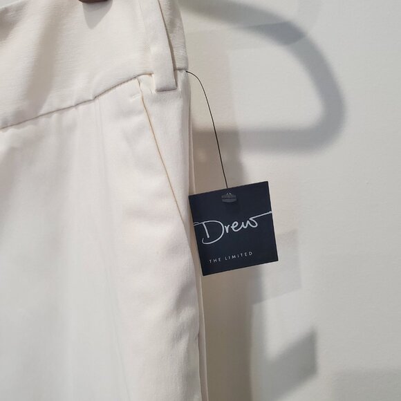 New With Tags Limited Drew Fit White/Off White Stretch Wide Belt Loop Pants  12 - Picture 11 of 15